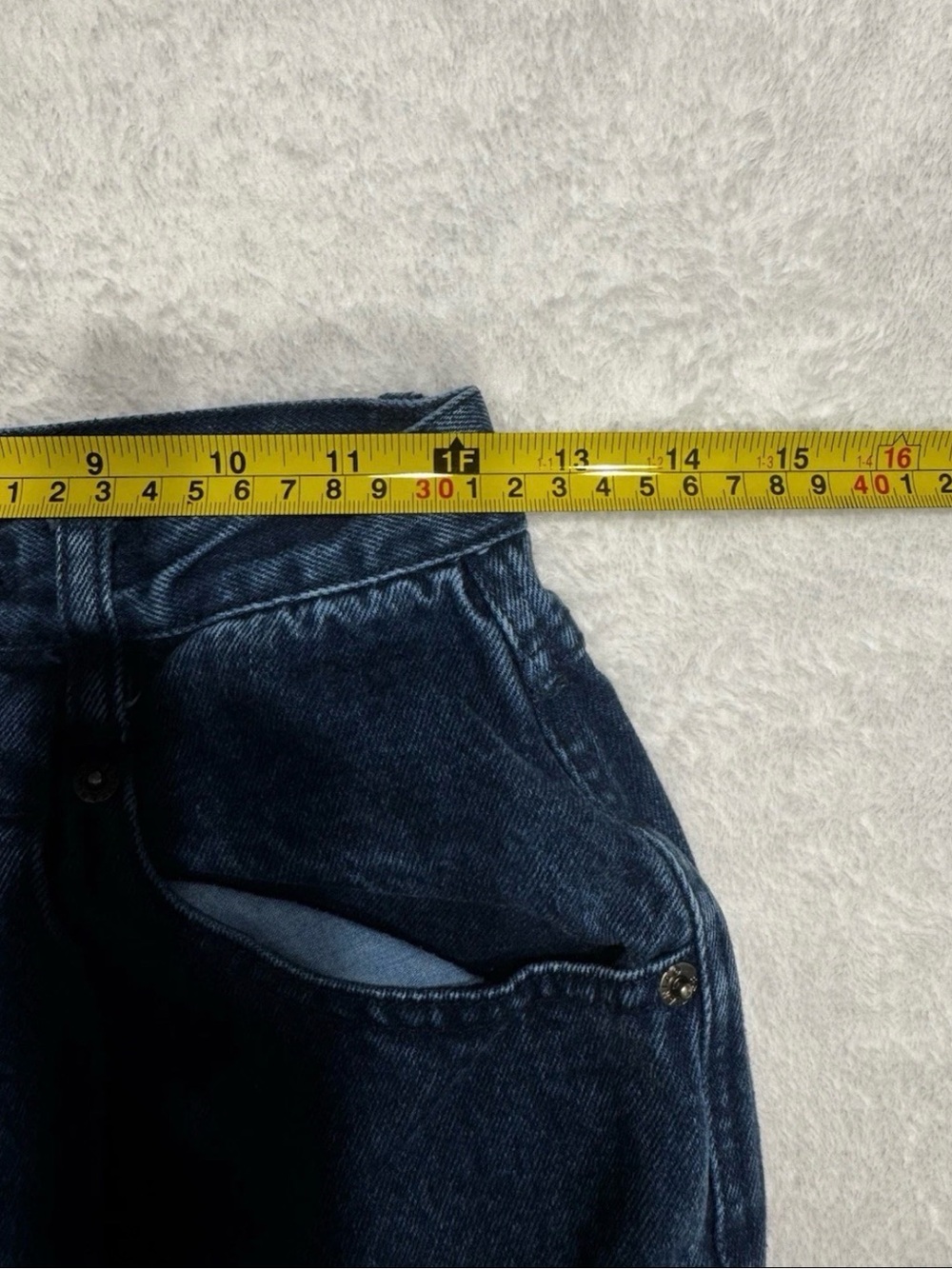 Vintage Britannia Jeans Size 6 High Rise Pleated Tapered Mom Jeans 100% Cotton - Picture 6 of 9